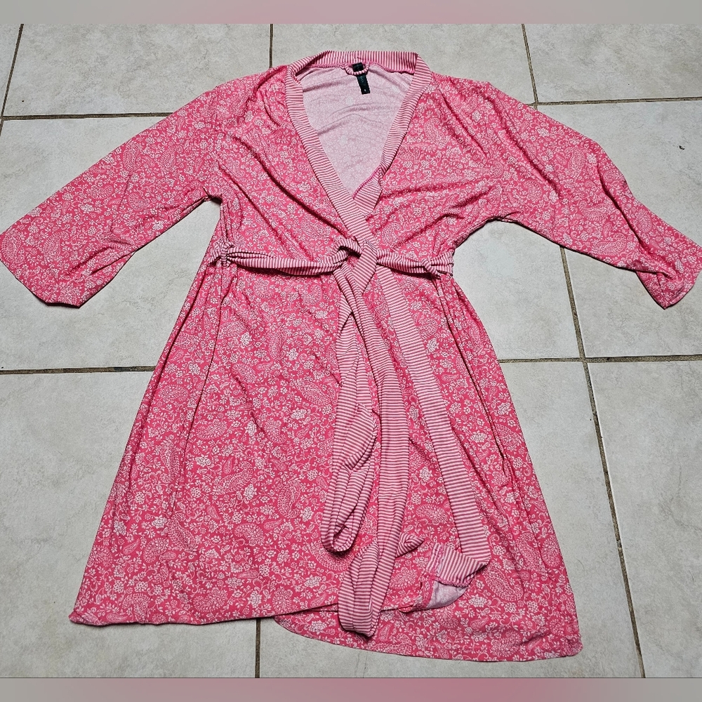 Laura Ashley robe wrap dress small